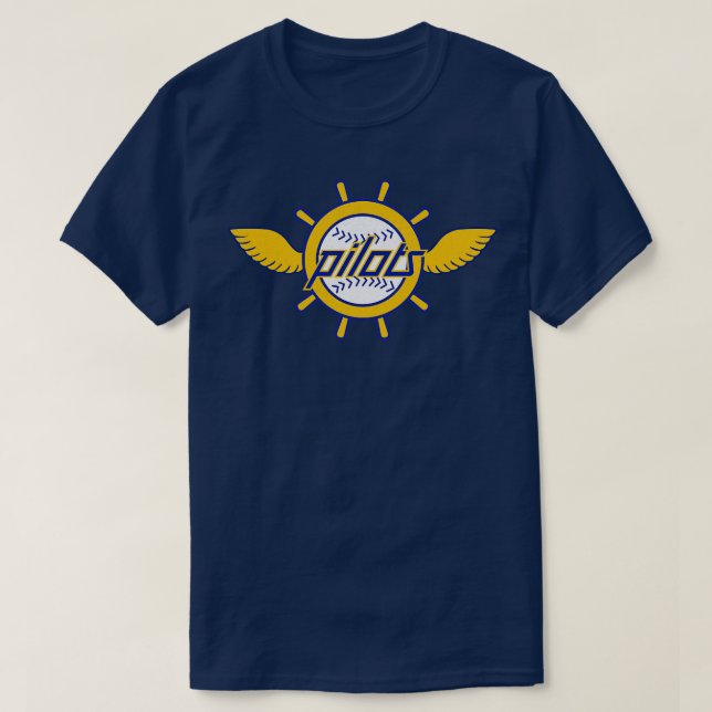 Camiseta Seattle Pilots Baseball 1970 (Diseño del anverso)