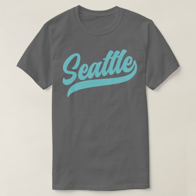 Camiseta Seattle Retro Seattle Kraken (Diseño del anverso)