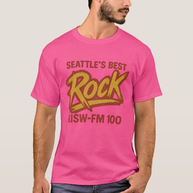 Camiseta Seattle’s Best Rock – KISW 100 FM (Anverso)