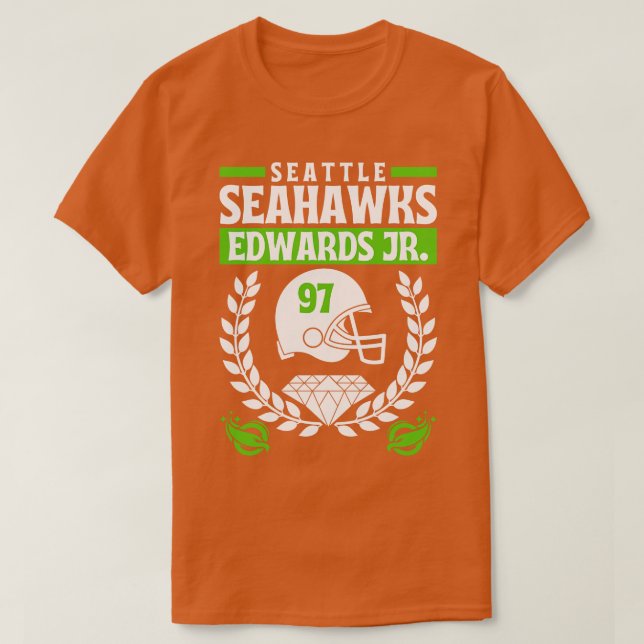 Camiseta Seattle Seahawks Edwards Jr 97 Edición (Diseño del anverso)