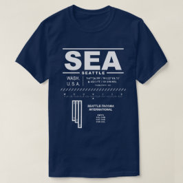 Camiseta Seattle-Tacoma Int'l Airport SEA T-Shirt