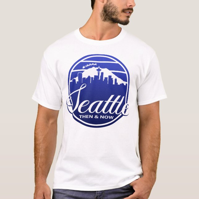 Camiseta Seattle Then & Now T-Shirt (Anverso)