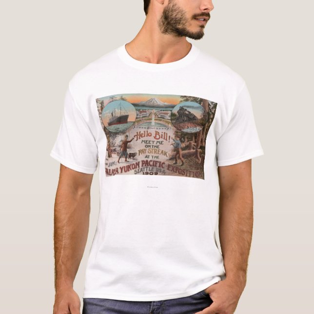 Camiseta Seattle, WAAD para la expo de Alaska el Yukón el (Anverso)