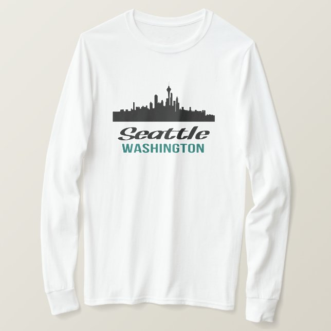 Camiseta Seattle Washington (Anverso del diseño)