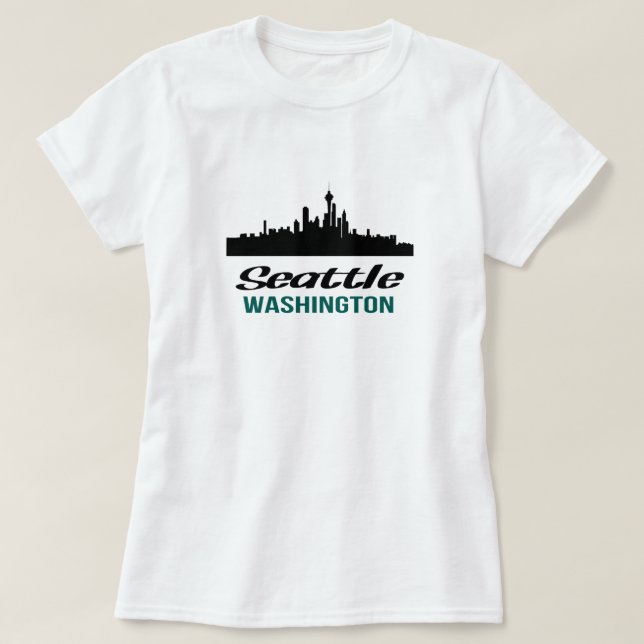 Camiseta Seattle Washington (Diseño del anverso)