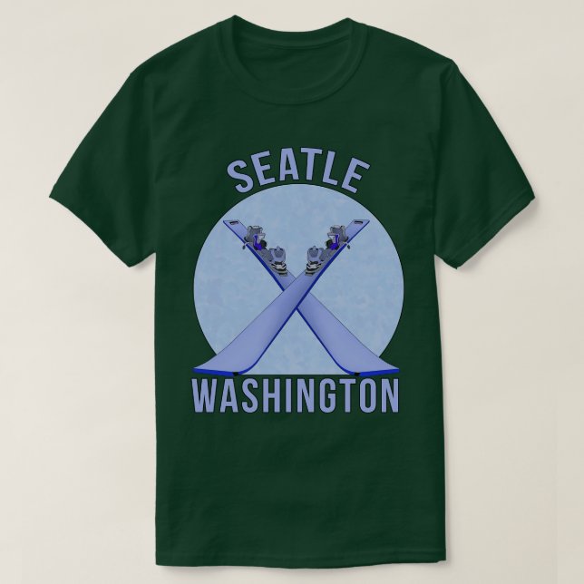 Camiseta Seattle Washington (Diseño del anverso)
