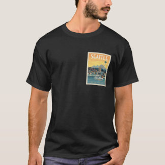 Camiseta Seattle Washington Travel Poster