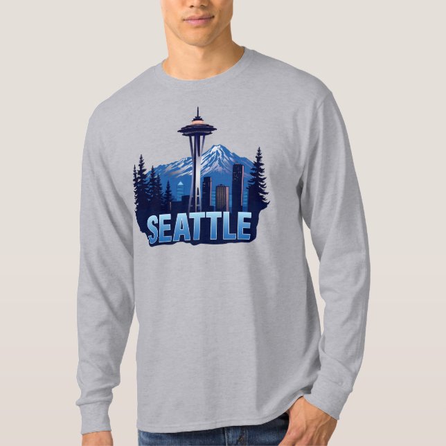 Camiseta Seattle Washington United States of America (Anverso)