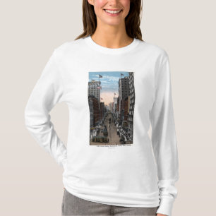 Camiseta Seattle, Washington - vista del norte del 2da