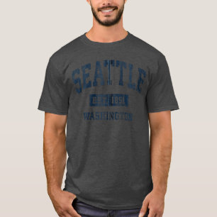 Camiseta Seattle Washington WA Deportivo Atlético Vintage D