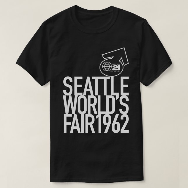 Camiseta Seattle World Fair Block White 1962 (Diseño del anverso)