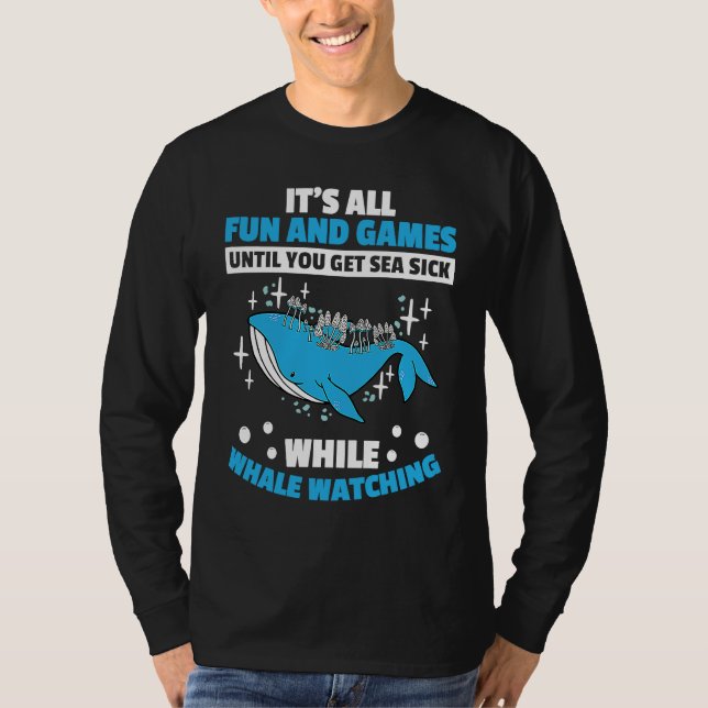 Camiseta Seaworld Cetacean Orca Whale Watching (Anverso)