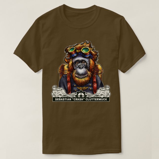 Camiseta Sebastian Crash Cluttermuck (Diseño del anverso)