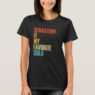 Camiseta Sebastian Es Mi Hijo Favorito Sebastian