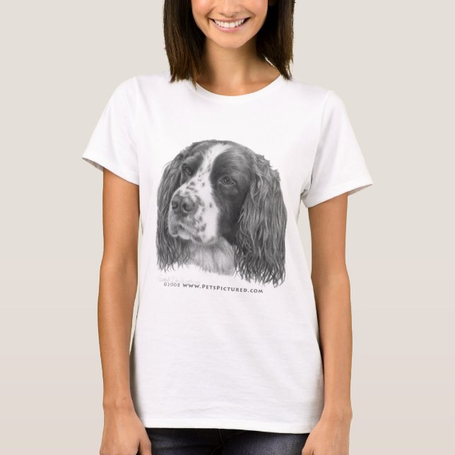 Camiseta Sebastian, perro de aguas de saltador inglés (Anverso)