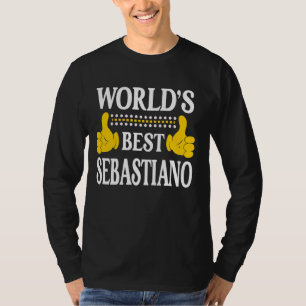 Camiseta Sebastiano Nombre Funny World's Best Sebastian