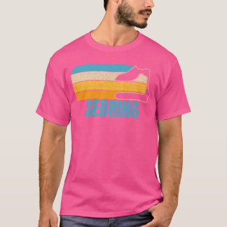 Camiseta Sebring Florida Motorsport Vintage Esquema chica