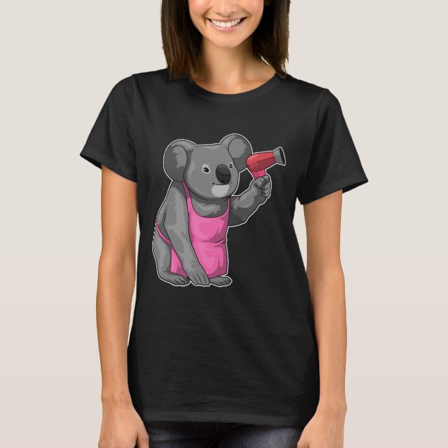 Camiseta Secador de pelo de la peluquería de Koala (Anverso)