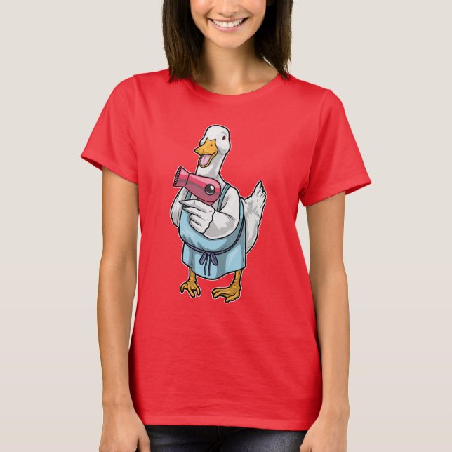 Camiseta Secador de pelo de peluquería (Anverso)