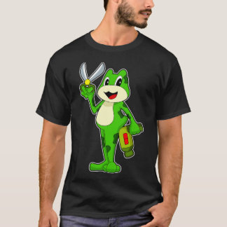 Camiseta Secador de pelo de peluquería de rana