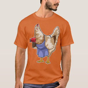 Camiseta Secador de pelo para peluquero de pollo