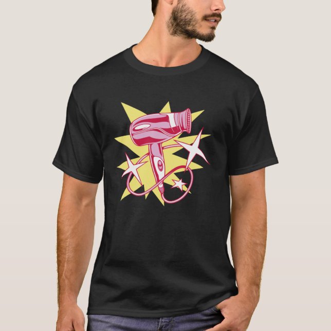 Camiseta Secador de salón de pelo (Anverso)