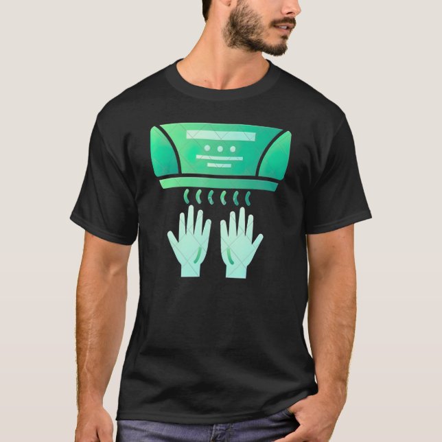 Camiseta Secadora de Manos Lista para Usar (Anverso)