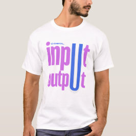 Camiseta Sección de Entrada Salida del Lenguaje de Programa