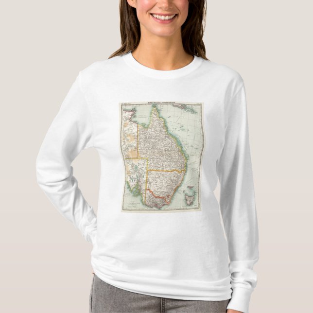 Camiseta Sección del este de Australia (Anverso)