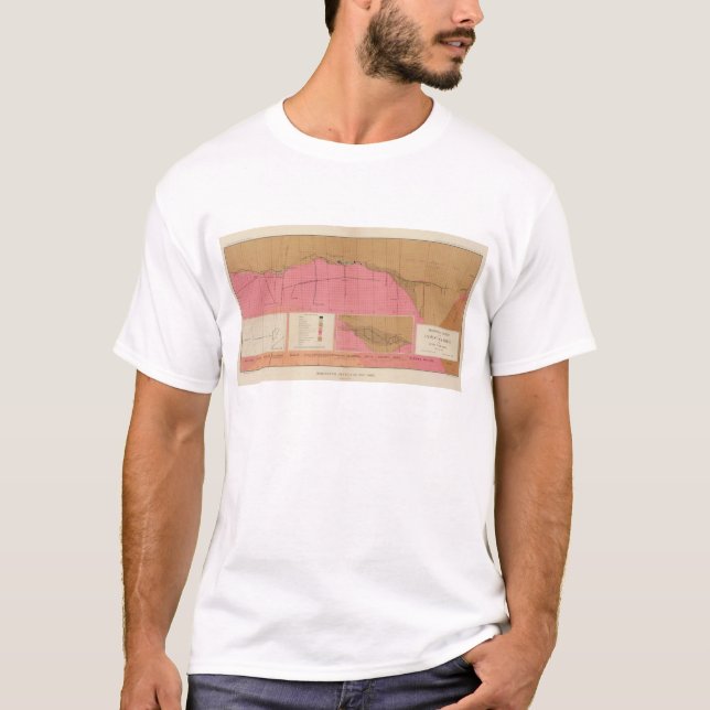 Camiseta Sección horizontal de la veta de Comstock del (Anverso)
