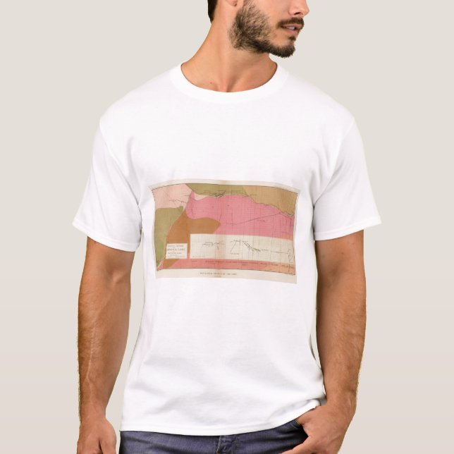 Camiseta Sección horizontal de la veta de Comstock del sur (Anverso)