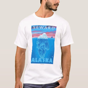 Camiseta Sección representativa del iceberg - Seward,