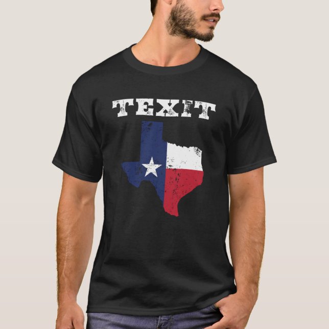 Camiseta Secesión de bandera de Texas (Anverso)