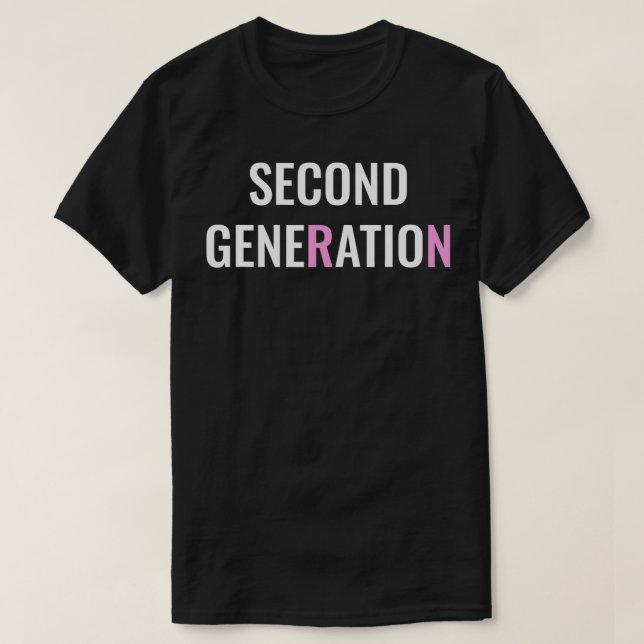 Camiseta Second Generation Nurse Inspired 2nd Generation RN (Diseño del anverso)