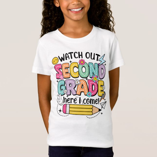 Camiseta Second Grade, Full Speed Ahead! (Anverso)