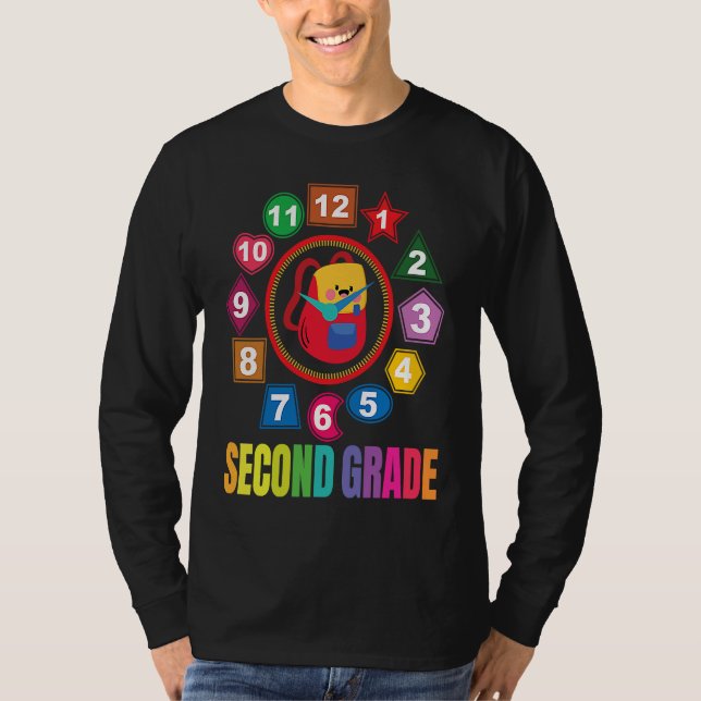 Camiseta Second Grade Girls Boys Teacher Team 2nd Grade Squ (Anverso)