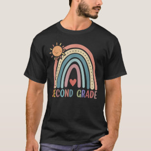 Camiseta Second Grade Rainbow Girls Boys Teacher Team 2nd G