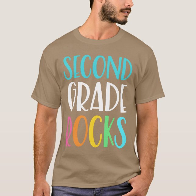 Camiseta Second grade rocksee family (Anverso)
