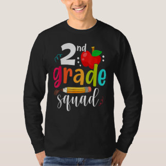 Camiseta Second Grade Squad Back To School 2nd Graders Tea