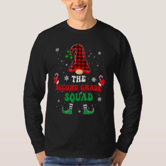 Camiseta Second Grade Squad Teacher Kids Elf Squad Christma