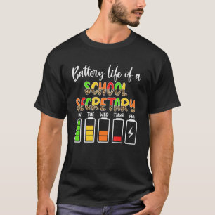 Camiseta Secretaria de escuela Secretarios de la Escuela de