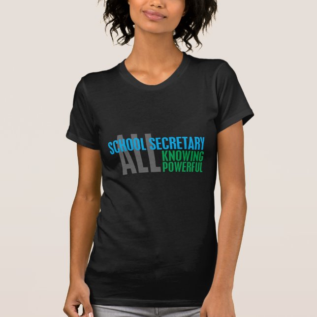 Camiseta Secretaria de la escuela (Anverso)