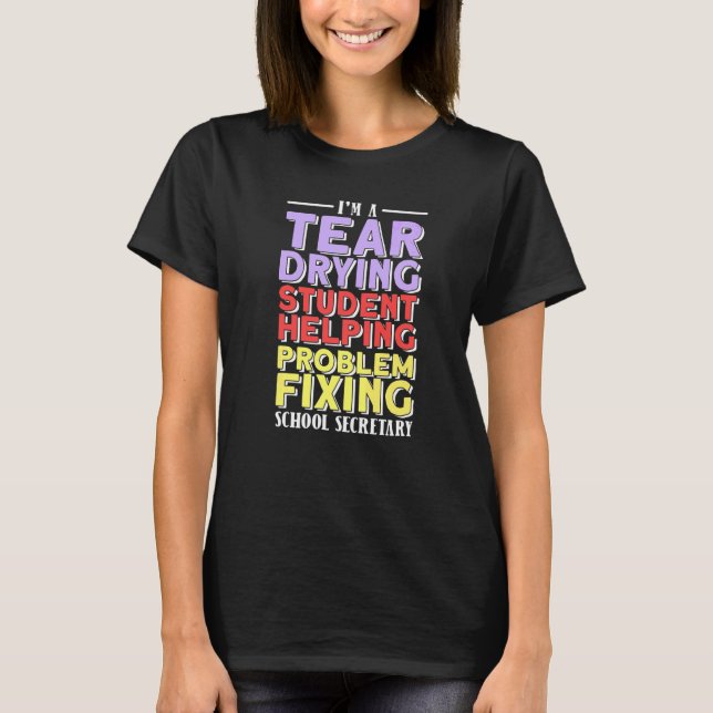 Camiseta Secretaria del colegio (Anverso)