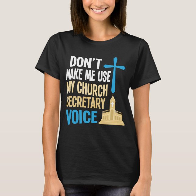 Camiseta Secretaria divertida Shirt Administrative Gift de (Anverso)