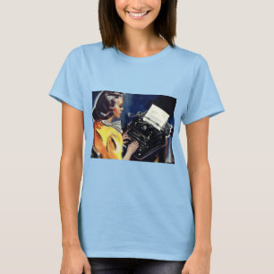 Camiseta Secretaria Ejecutiva de Negocios Vintage Escribien