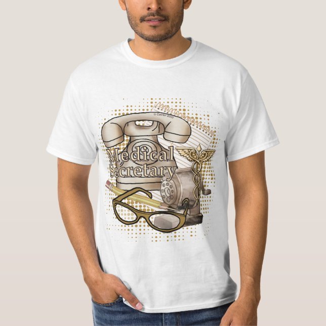 Camiseta Secretaria Médica (Anverso)