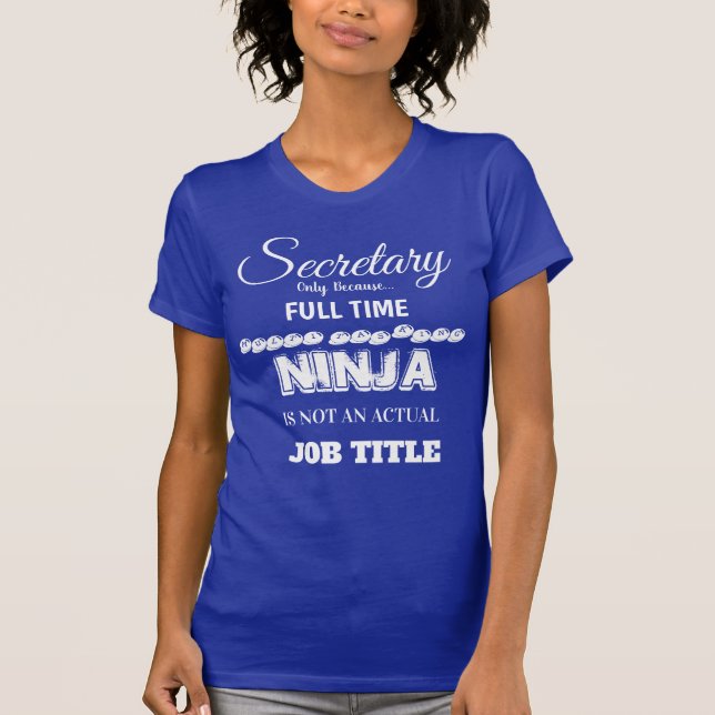 Camiseta Secretaria Shirt (Anverso)