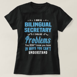 Camiseta Secretario bilingüe