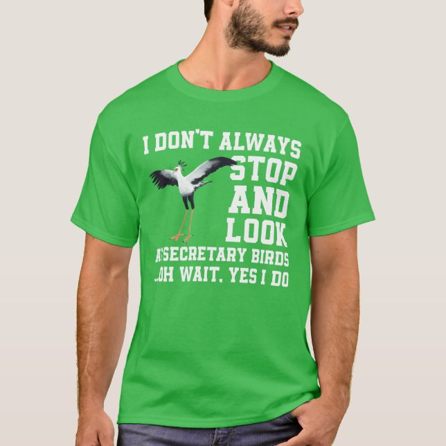 Camiseta Secretario Bird Lover retro (Anverso)