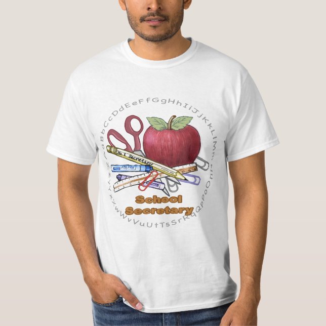 Camiseta Secretario de escuela T-Shirt (Anverso)